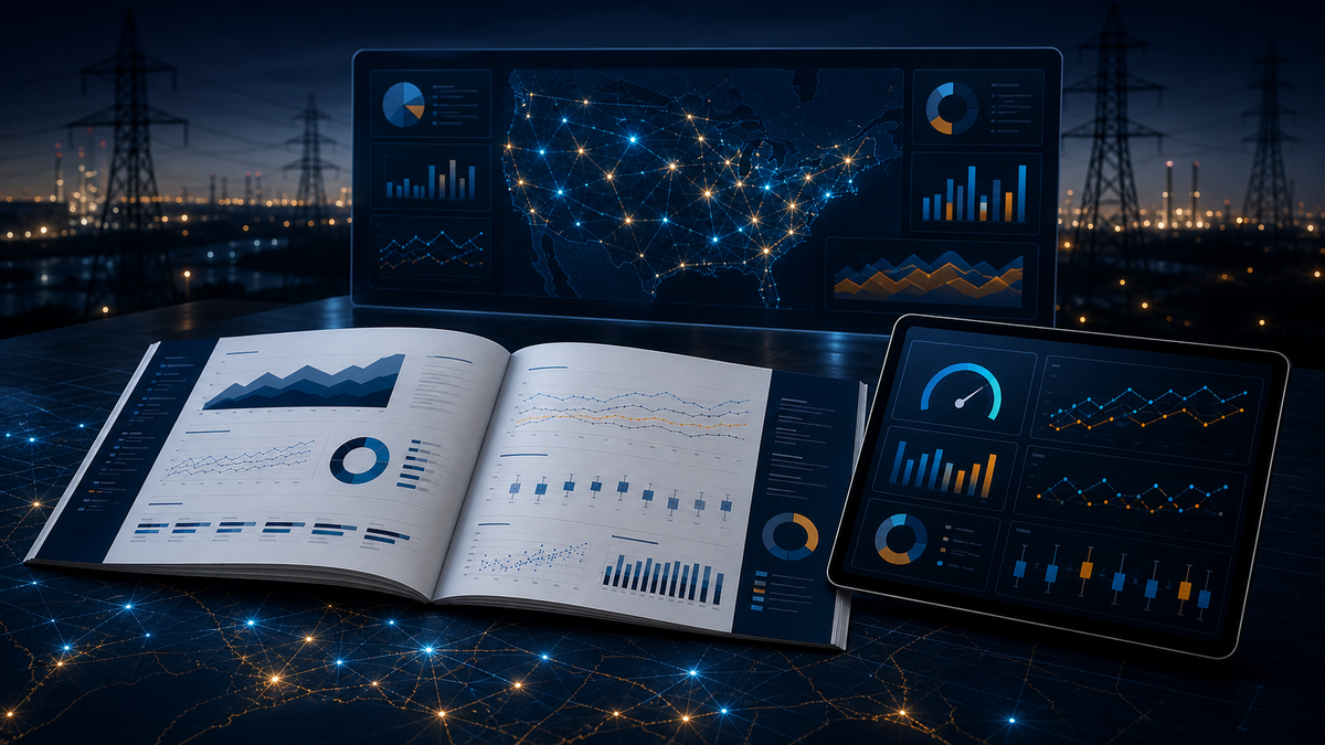 Utility benchmarking and investment intelligence across grid performance dashboards and reports