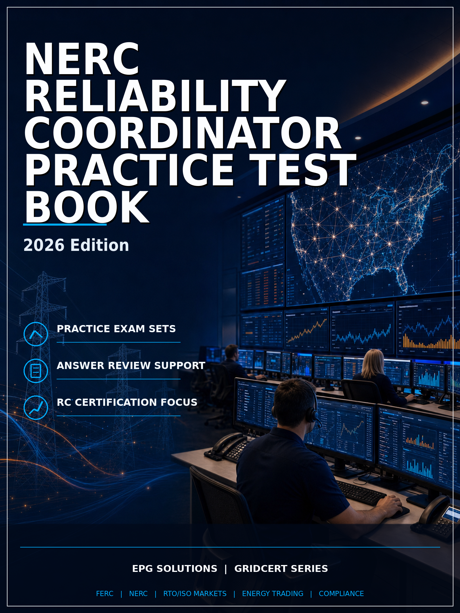NERC Reliability Coordinator 2026 Practice Test Book
