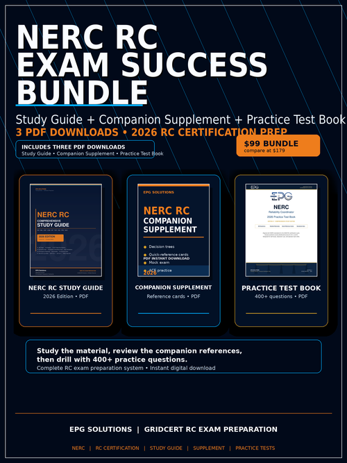 NERC RC Exam Success Bundle cover image