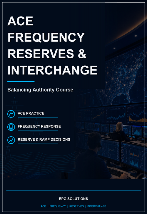 ACE, Frequency Response, Reserves, and Interchange Course course cover