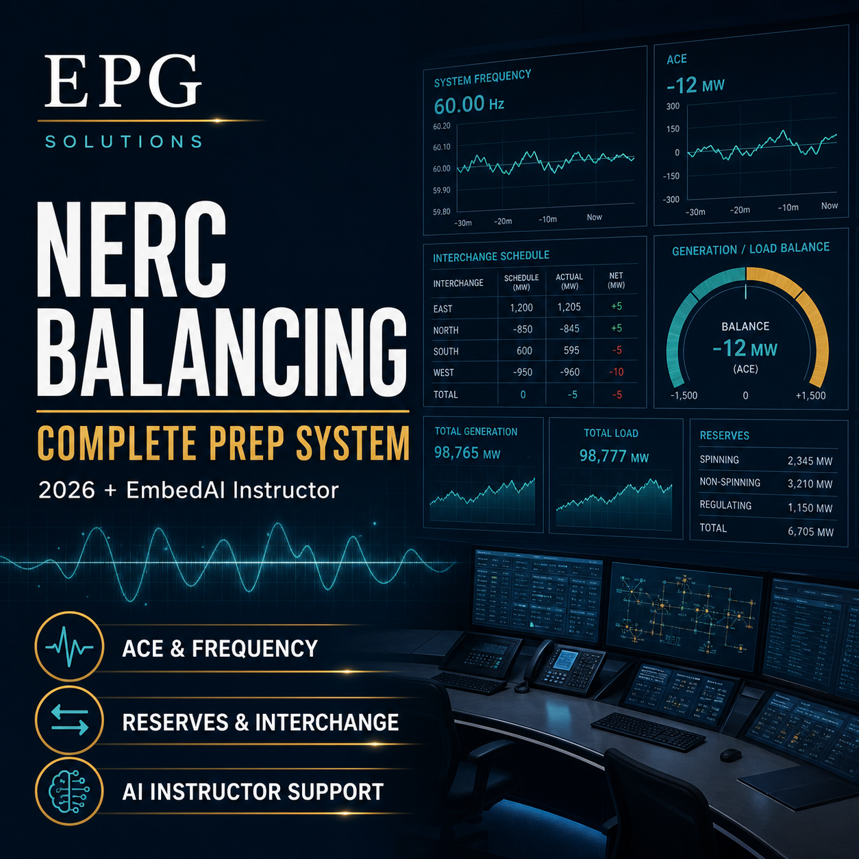 NERC Balancing Complete Prep System 2026 with EmbedAI Instructor course cover