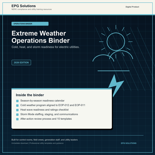 Extreme Weather Operations Binder product cover
