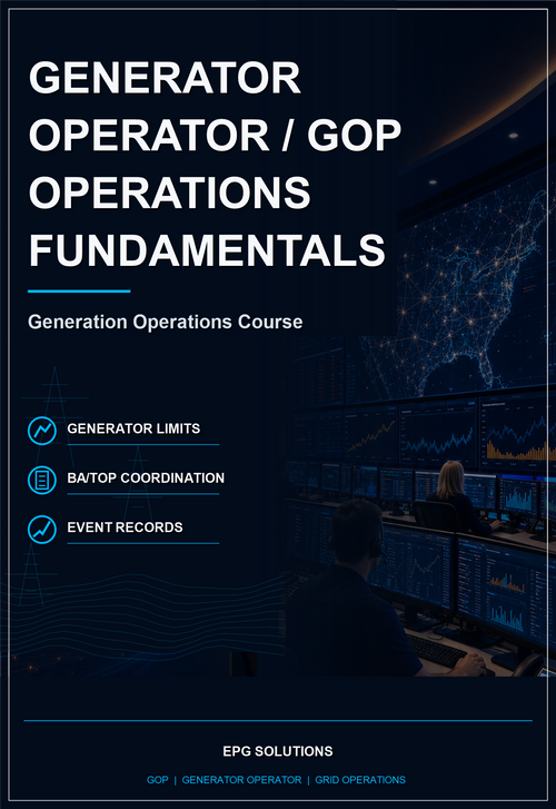 Generator Operator / GOP Operations Fundamentals Course product image