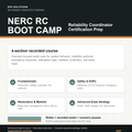 NERC RC Boot Camp recorded course cover by EPG Solutions