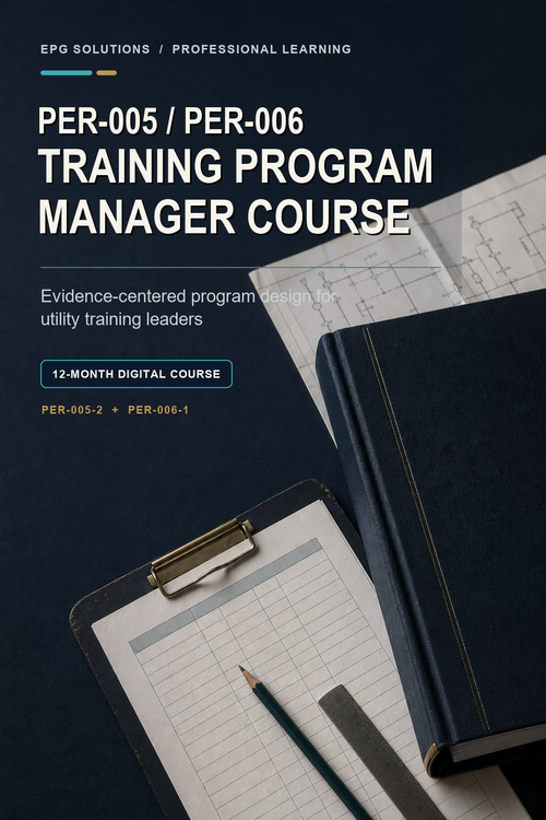 PER-005 / PER-006 Training Program Manager Course cover