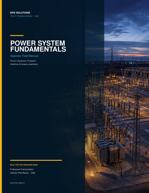 EPG Solutions Power System Fundamentals Operator Field Manual 2026 cover