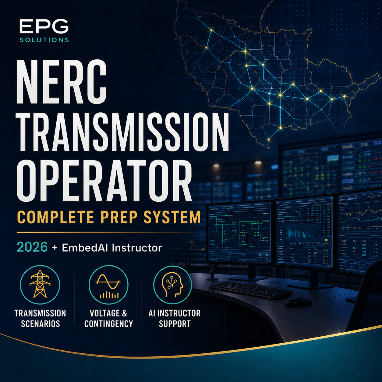 NERC Transmission Operator Complete Prep System 2026 course cover